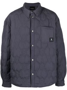 Daily Paper veste matelassée à patch logo - Gris