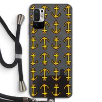 Musketon Anchor: Xiaomi Redmi Note 10 5G Transparant Hoesje met koord