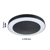 Paulmann Circula 94525 LED-buitenlamp (plafond) 14 W Antraciet - thumbnail