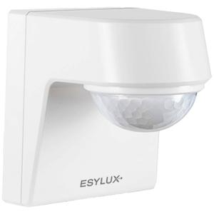 ESYLUX EM10025358 Bewegingsmelder Wand, Opbouw (op muur) 200 ° Wit IP55, IK07