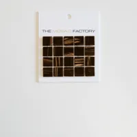 The Mosaic Factory Amsterdam Mozaiek Tegel Vierkant - Bruin Glas Goud Serie 322x322 mm