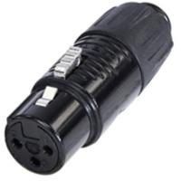 Rean AV RA3FT-B XLR-adapter Mini-XLR-stekker - Mini-XLR-bus Aantal polen: 3 Inhoud: 1 stuk(s)