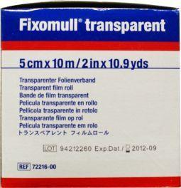 Fixomull Transparent 10m x 5cm 7221600