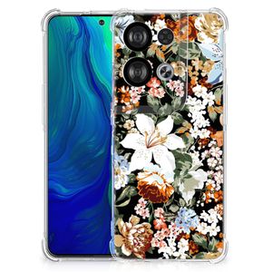 Case voor OPPO Reno8 Dark Flowers