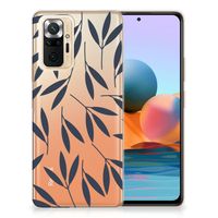 Xiaomi Redmi Note 10 Pro TPU Case Leaves Blue