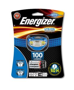 Energizer Vision Zwart, Blauw, Transparant Lantaarn aan hoofdband LED