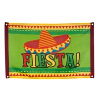 Boland Vlag Mexico - polyester - 60 x 90 cm - mexiaans thema - fiesta