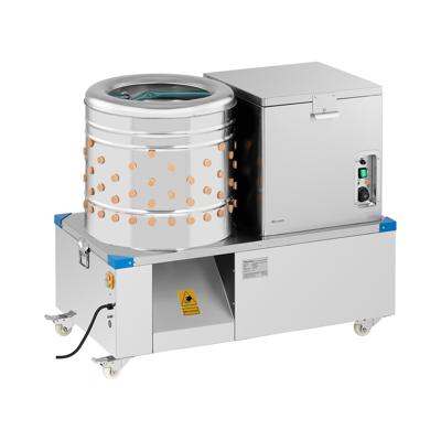 2-in-1 Plukmachine en broeiketel voor pluimvee - trommel 55 cm - 3 - 4 kippen per min