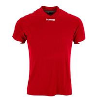 Hummel 110007K Fyn Shirt Kids - Red-White - 164 - thumbnail