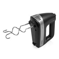 Princess 222206 Handmixer 500 W Zwart, Zilver - thumbnail