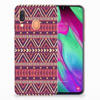 Samsung Galaxy A40 TPU bumper Aztec Paars