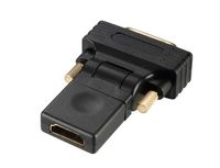 Akasa AK-CBHD16-BK DVI-D HDMI Zwart kabeladapter/verloopstukje - thumbnail