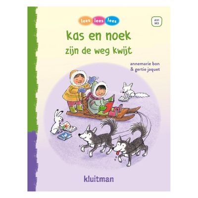 Uitgeverij Kluitman Lees lees lees - kas en noek zijn de weg kwijt (avi-m3)