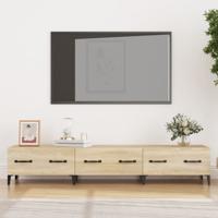 Tv-meubel 150x34,5x30 cm bewerkt hout sonoma eikenkleurig