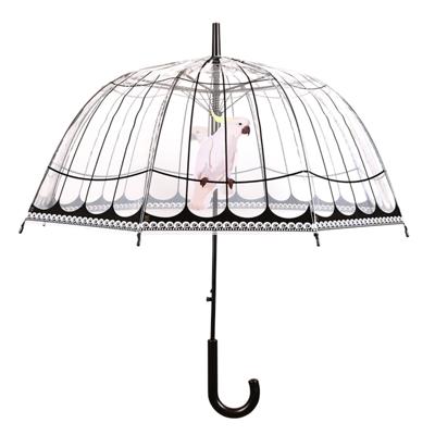 Esschert Design Paraplu vogelkooi - transparant - D80 cm - volwassenen