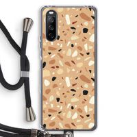 Terrazzo N°17: Sony Sony Xperia 10 III Transparant Hoesje met koord