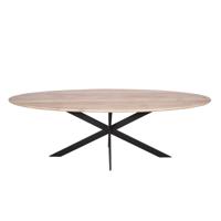 Eettafel Eiken Ferris | Ovaal 210 cm | Naturel
