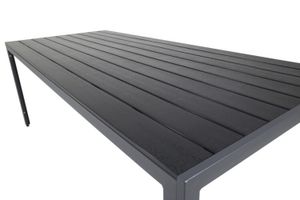 Venture Design 1026-408 tuintafel Zwart Rechthoekige vorm