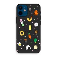 Happy bento friends: iPhone 12 mini Biologisch afbreekbaar hoesje