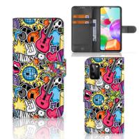 Samsung Galaxy A41 | Wallet Case | met Pasjes | Punk Rock