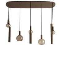 Hanglamp Riva deens ovaal platinum