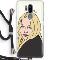 Mary Kate: LG G7 Thinq Transparant Hoesje met koord