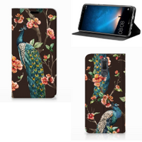 Huawei Mate 10 Lite Hoesje maken Pauw met Bloemen - thumbnail
