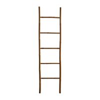 Decoratieve ladder bamboe - 45x170 cm