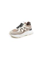 Sneakers frottévoering Van Womsh beige - thumbnail