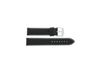 Horlogeband Tissot T0954171603700 / T600035370 Leder Zwart 19mm
