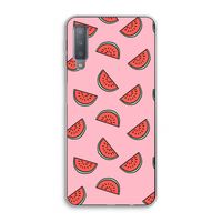 Watermeloen: Samsung Galaxy A7 (2018) Transparant Hoesje