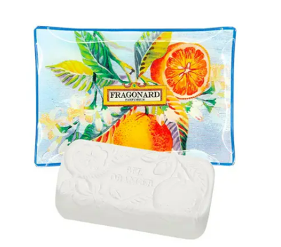 Fragonard Soaps & Shower Bel Oranger Pakket Soap & Soapdish Set