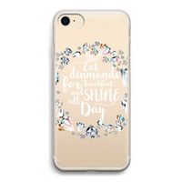 Diamonds: iPhone 7 Transparant Hoesje