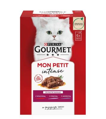 GOURMET Mon Petit Meat Mix - nat kattenvoer - 6 x 50 g