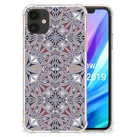 Apple iPhone 11 Anti-Shock Hoesje Flower Tiles