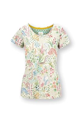 Pip Studio Tilly Top Korte Mouw Querida Wit XS