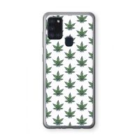 Weed: Samsung Galaxy A21s Transparant Hoesje