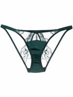 Fleur Of England string Ela en dentelle - Vert