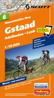 Mountainbikekaart 6 Gstaad / Adelboden / Lenk MTB kaart | Hallwag