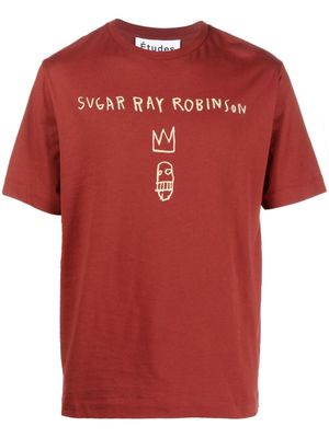 Études Studio t-shirt Sugar Ray à manches courtes - Rouge