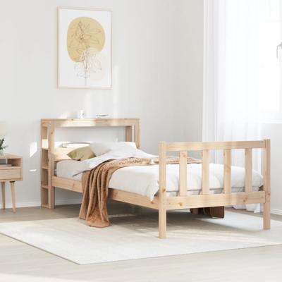 Bedframe zonder matras massief grenenhout 90x190 cm