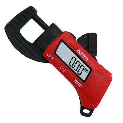 Plastic elektronische digitale dikte gauge professionele bouw tools (rood)