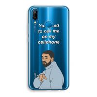 Hotline bling: Huawei P20 Lite Transparant Hoesje Hotline bling: Huawei P20 Lite Transparant Hoesje