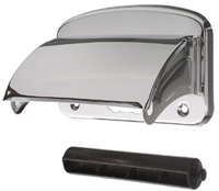 Cornat houder wc-papier met deksel rvs - t364399