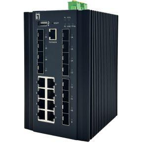LevelOne IGX-2072 netwerk-switch Managed L2+ Gigabit Ethernet (10/100/1000) Zwart