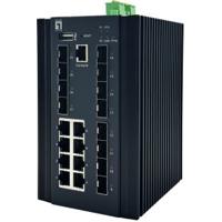 LevelOne IGX-2072 netwerk-switch Managed L2+ Gigabit Ethernet (10/100/1000) Zwart