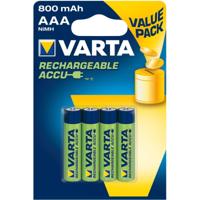 Varta AAA batterijen oplaadbaar - 800mAh - 4 stuks