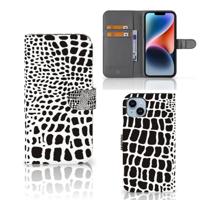 iPhone 15 Plus | Telefoonhoesje | Met pasjeshouder | Slangenprint
