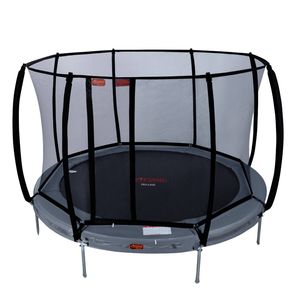 Avyna Avyna Trampoline InGround Ø305 met veiligheidsnet – Grijs NU MET GRATIS AFDEKHOES (AVGR-10-I-COMBI-BD)