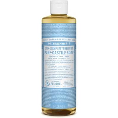 Dr. Bronner's Baby Mild 18-in-1 Pure-Castile Soap 475ml